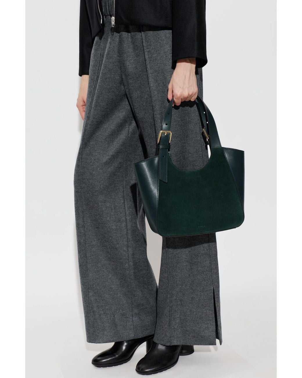 Furla Black "Dora Small" Bag