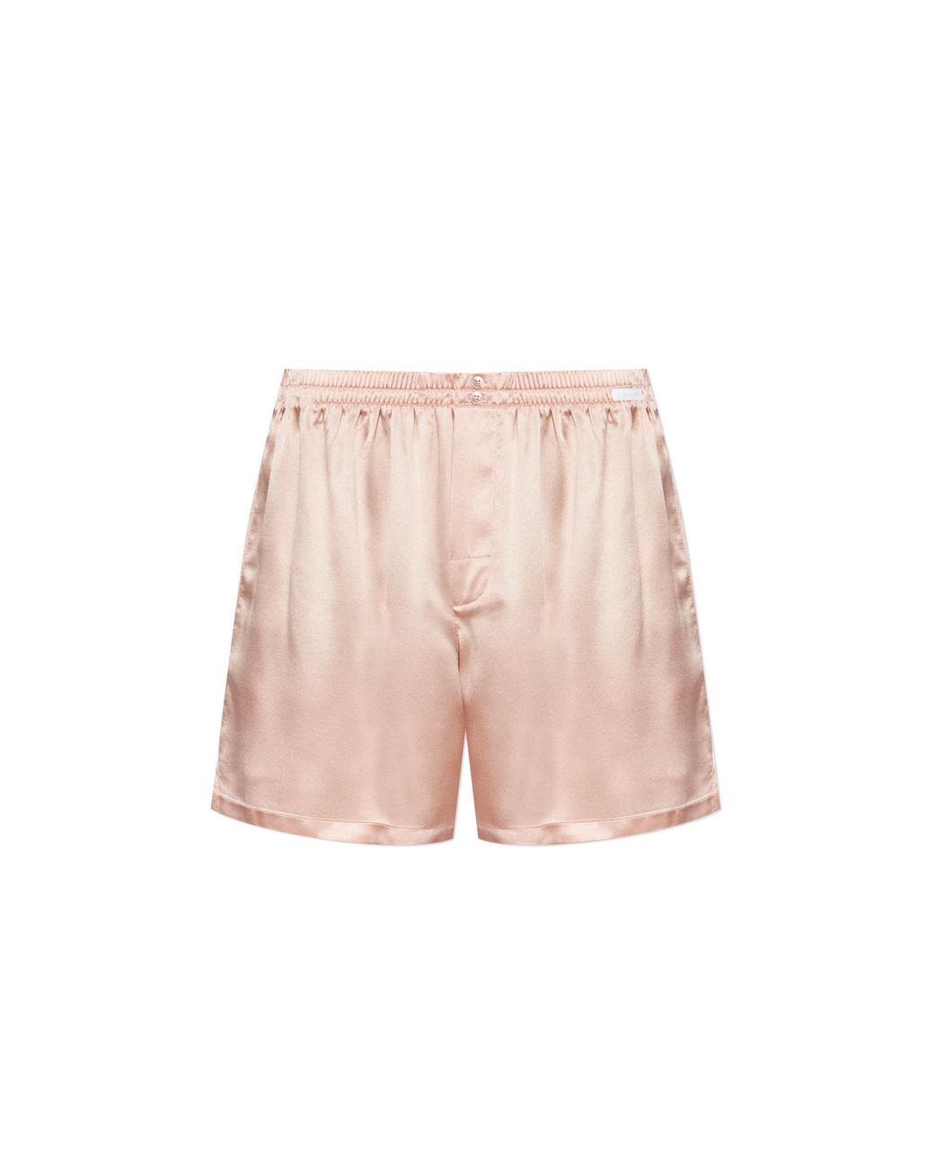 Dolce & Gabbana Pink Silk Lingerie Shorts for men