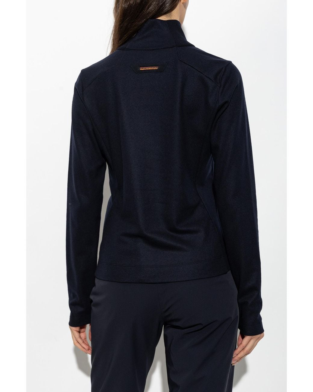 Sease Blue Wool Sweater 'Ariel'