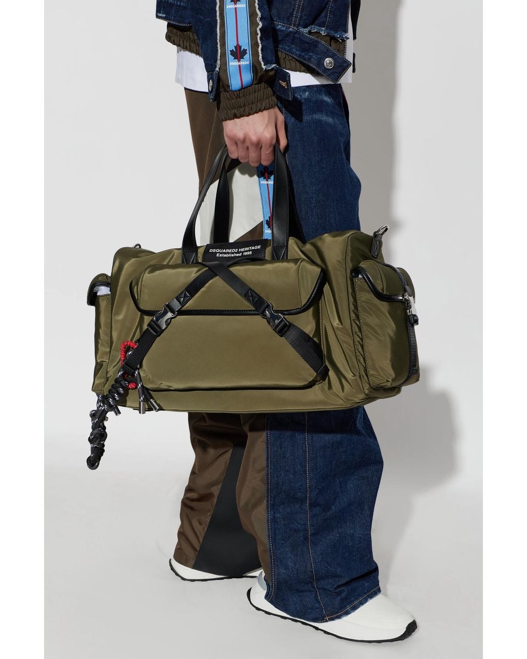 DSquared² Black Hand Luggage Bag for men