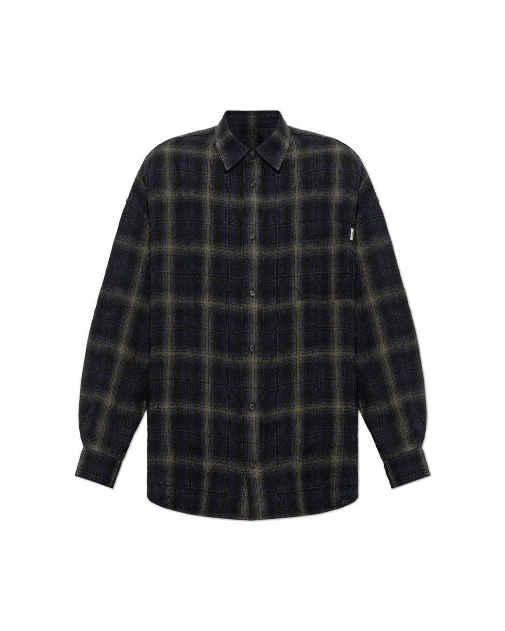 Juun.J Black Checked Shirt for men