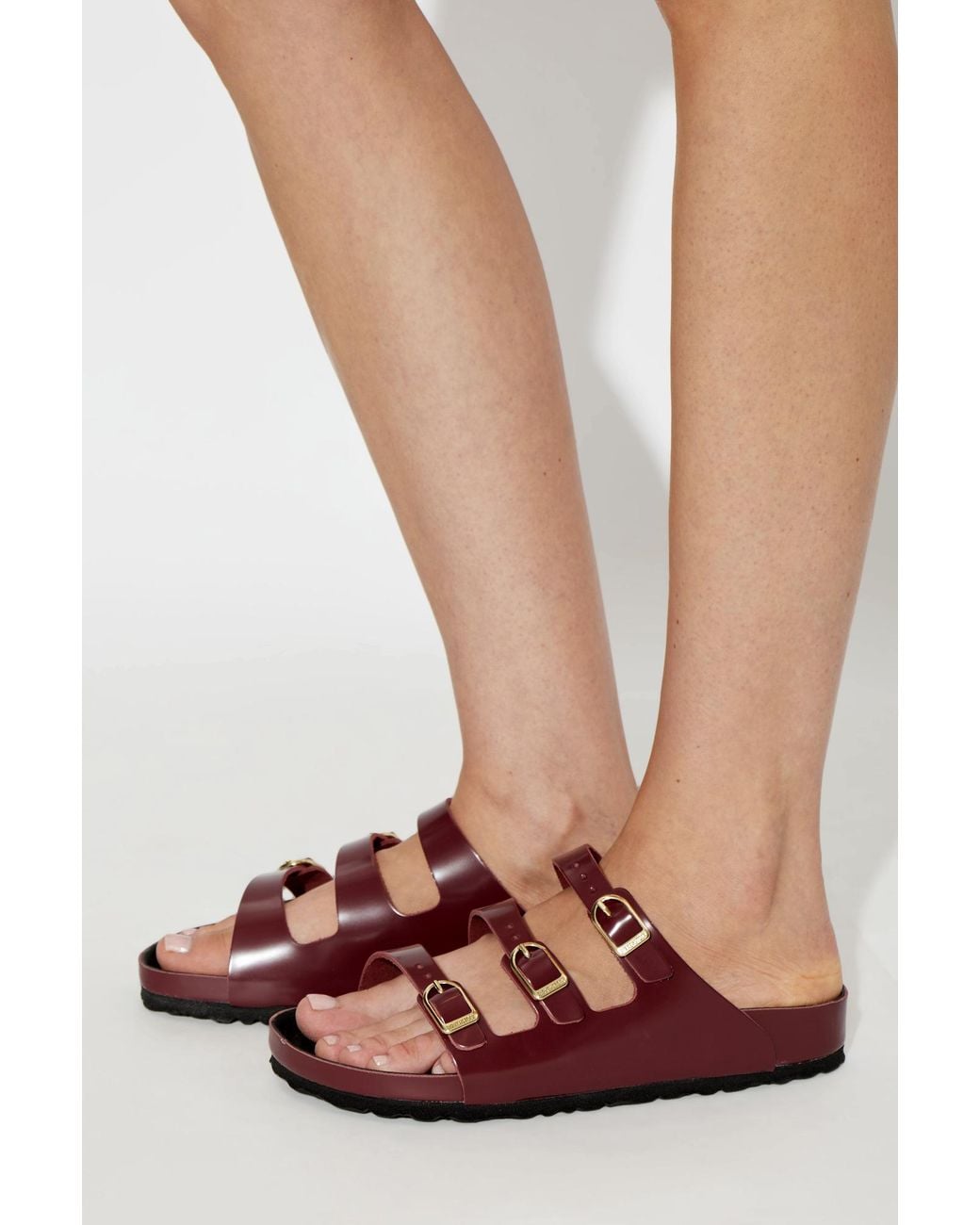 Birkenstock Brown 'Florida Fresh' Slides