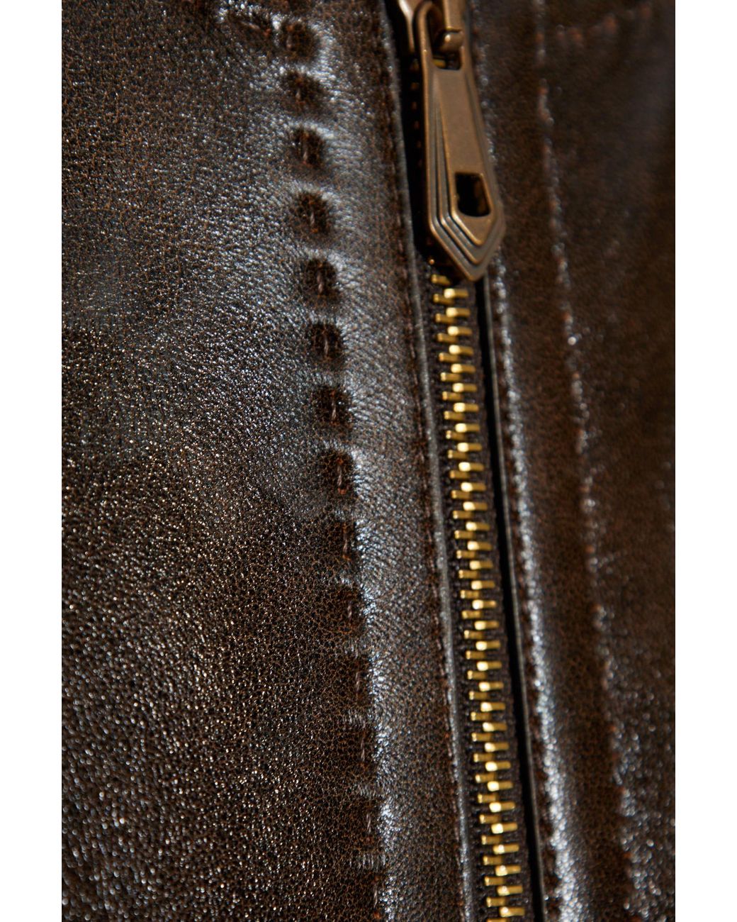 Max Mara Black Leather Jacket 'Gambero'