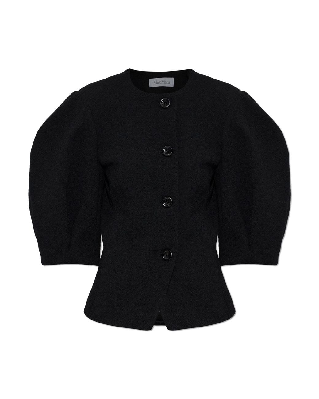 Max Mara Black Wool Blazer 'Zero'