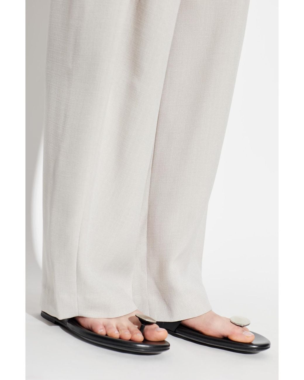 IRO White "Stud" Slides