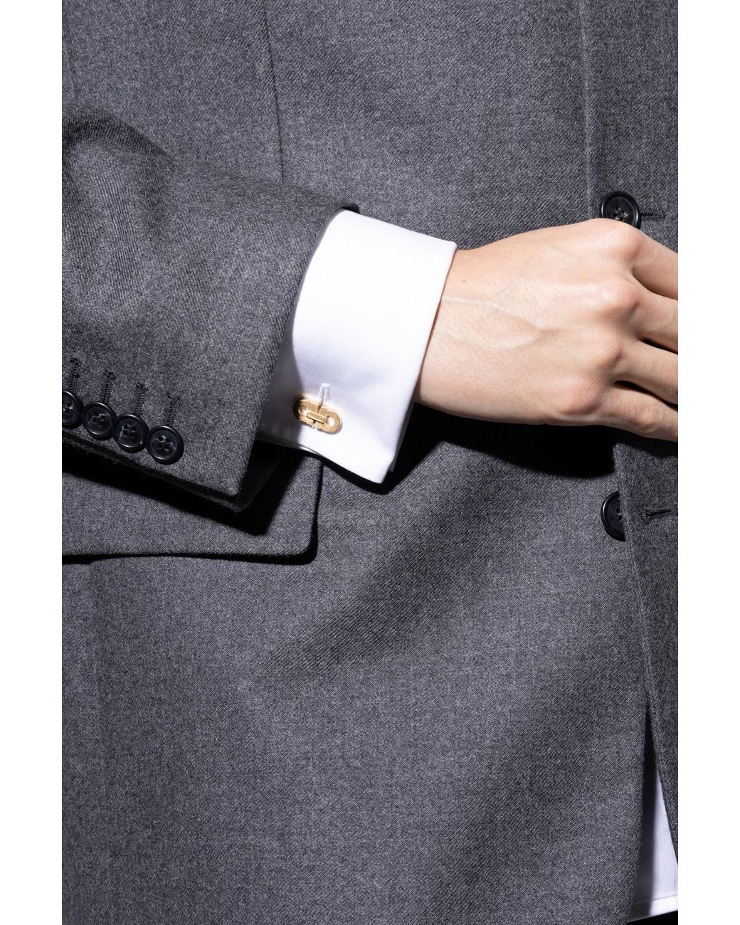 Ferragamo Metallic Cufflink for men