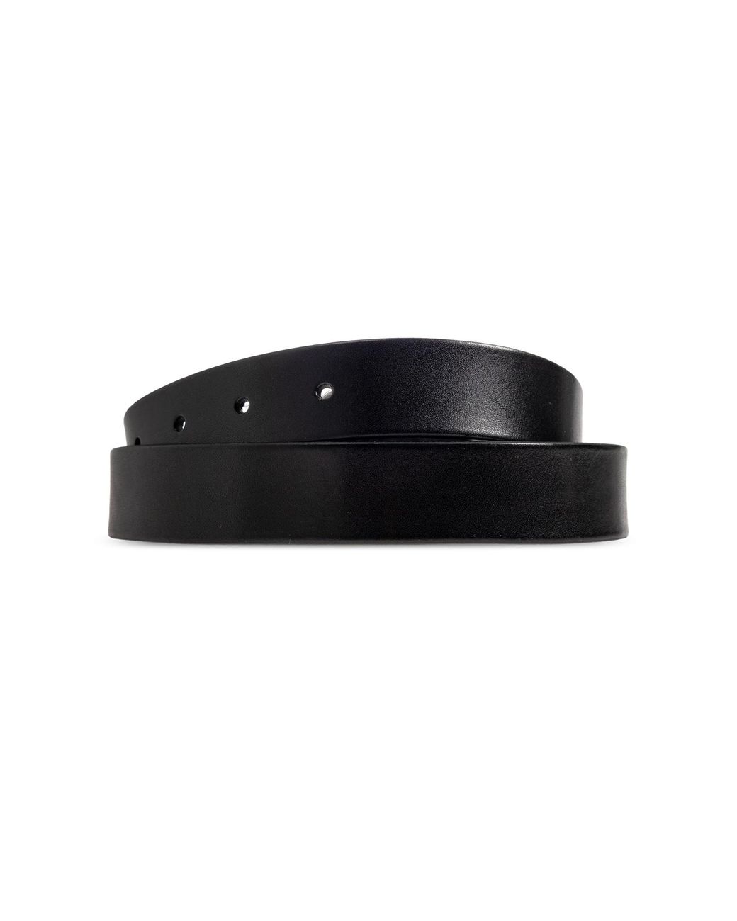 DIESEL Black Leather Belt 'B-Rop 30' for men