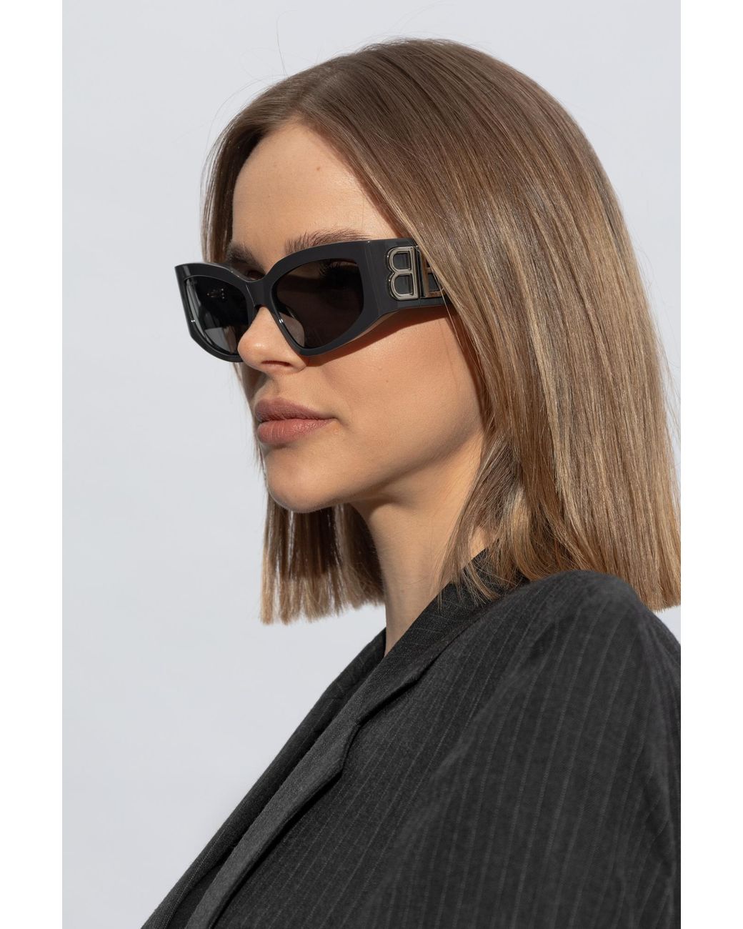 Balenciaga Gray Sunglasses
