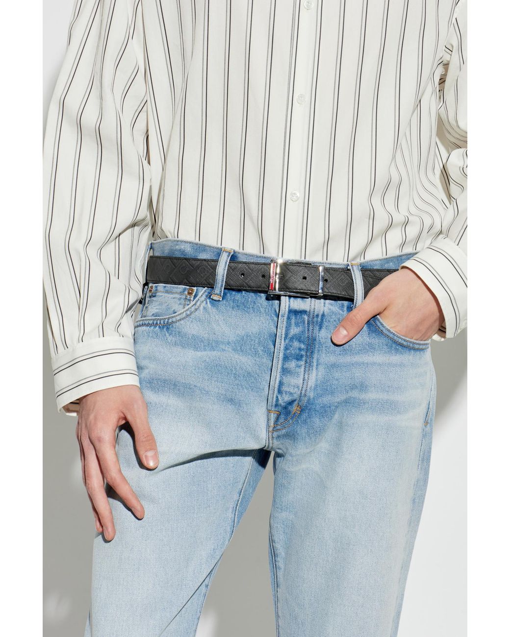 Ferragamo Brown Reversible Belt for men