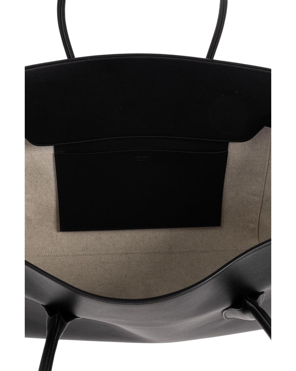Jil Sander Black Shopper Bag