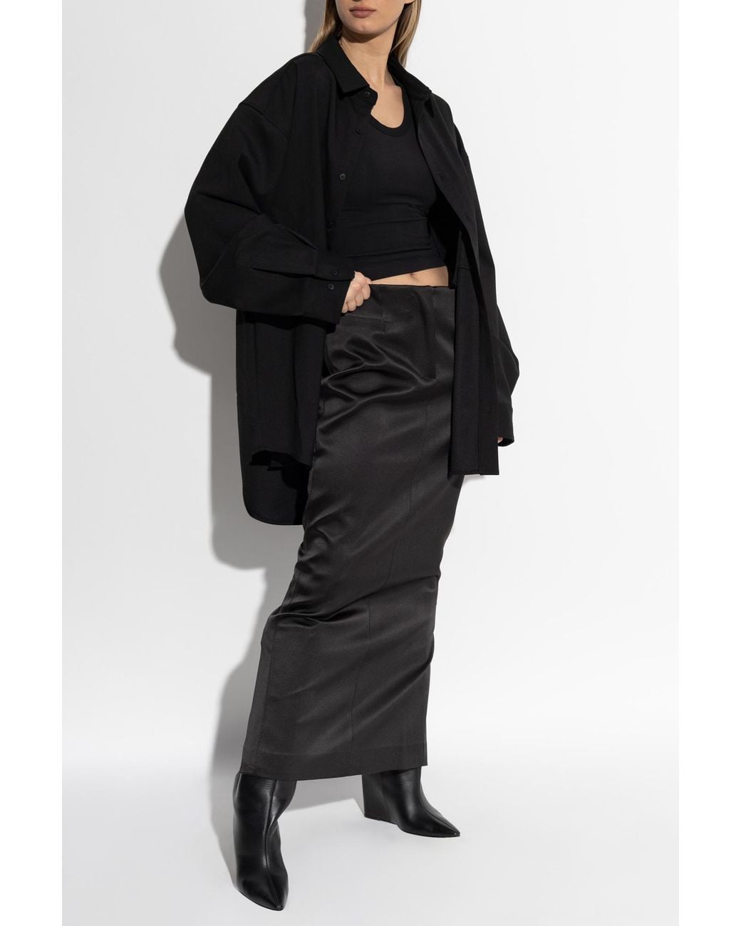 Entire studios Black Top 'Cropped'