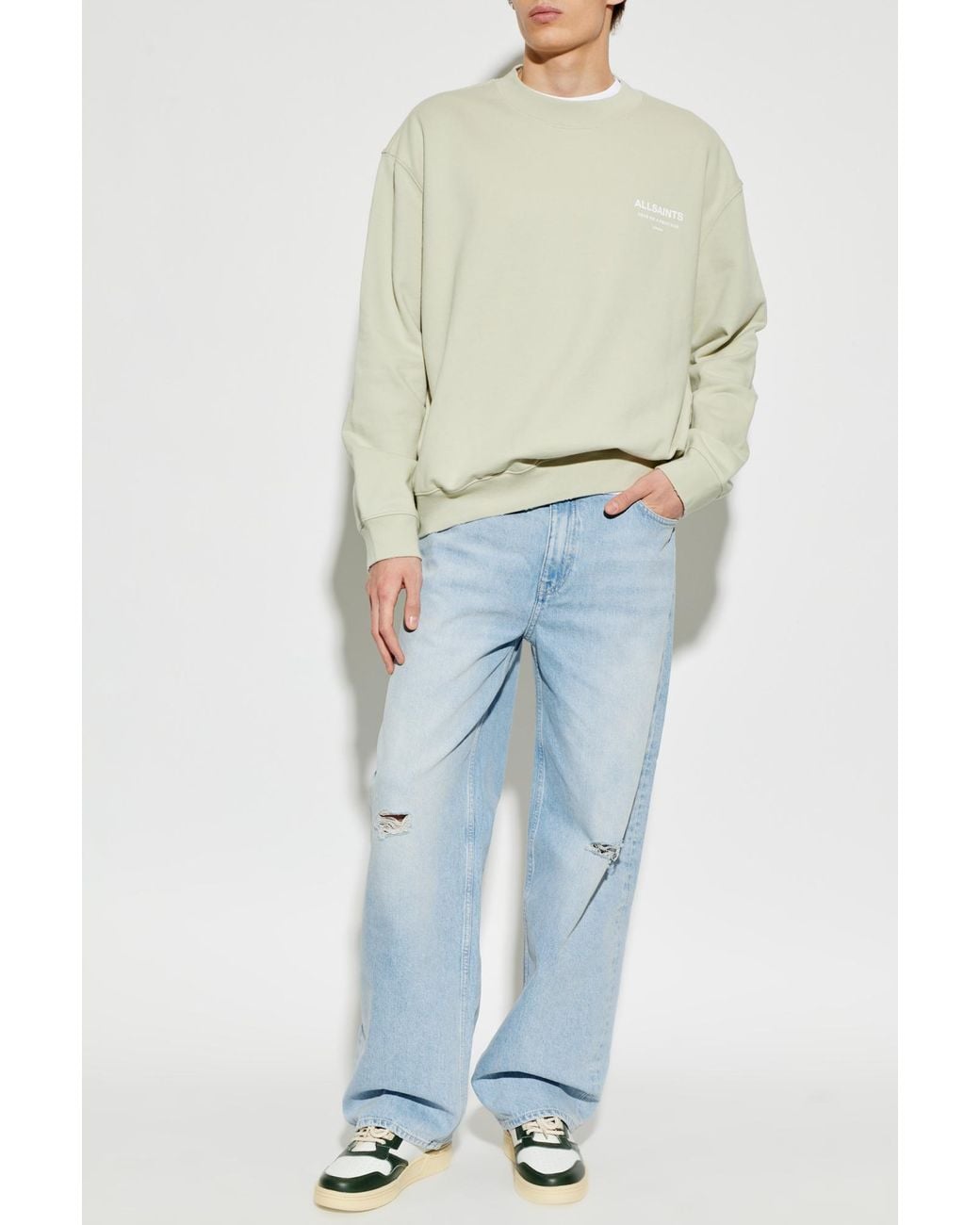 AllSaints White Sweatshirt "Dreamer" for men