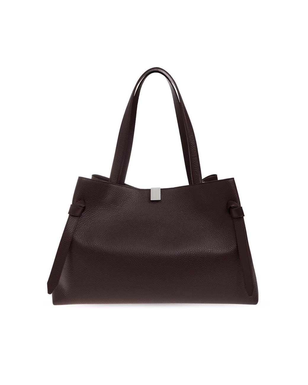 Yuzefi Brown Leather 'Gyoza' Bag