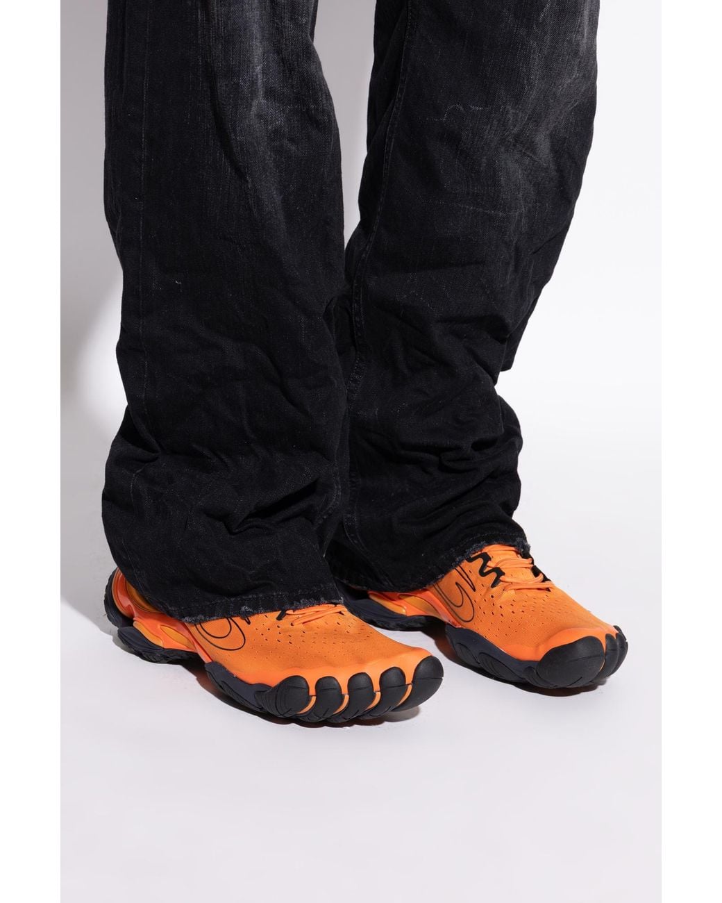Balenciaga Orange "Anatomic Runner" Sports Shoes for men