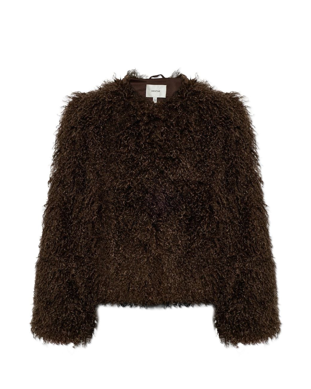 Gestuz Black Faux Fur 'Gzchoa'