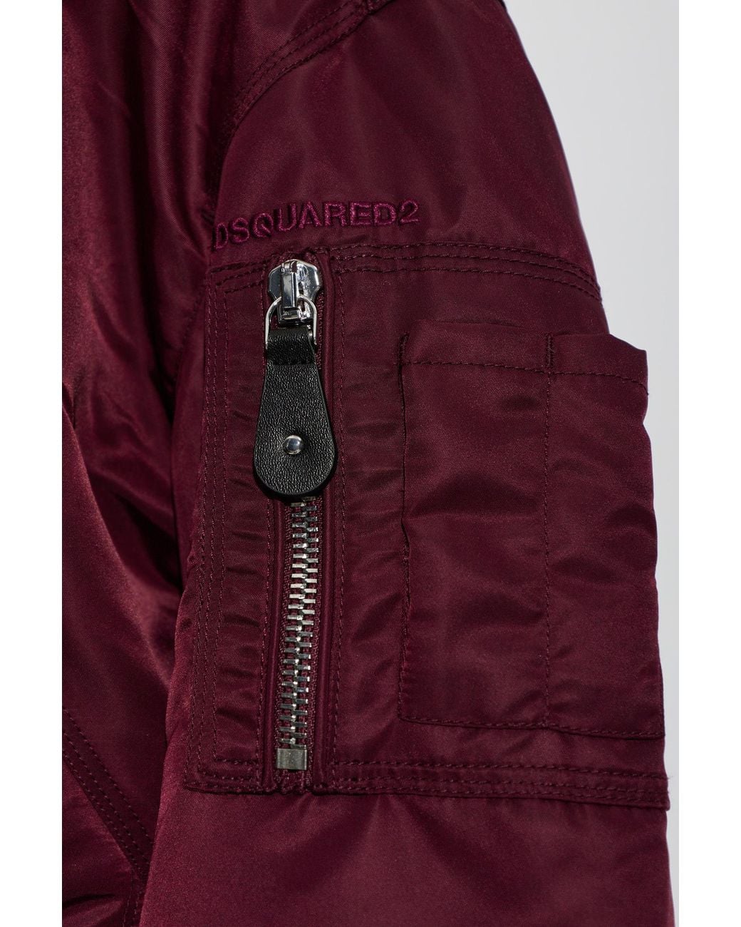 DSquared² Red Insulated 'Bomber' Jacket