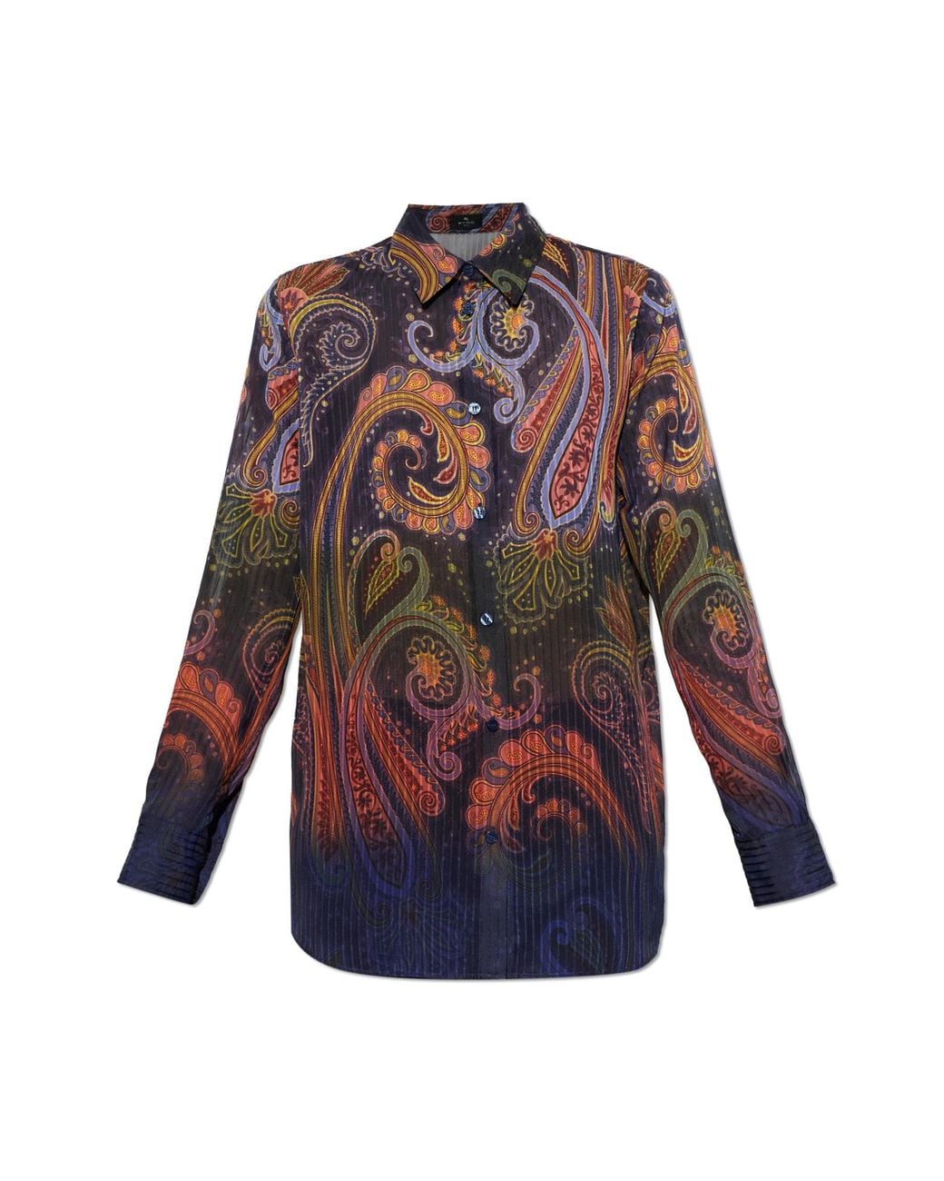 Etro Blue Patterned Shirt