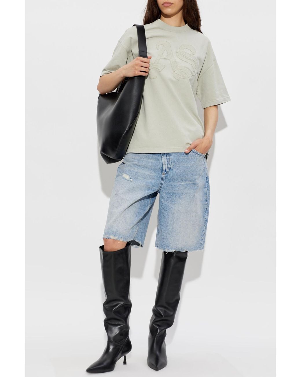 AllSaints White T-Shirt "Insignia"