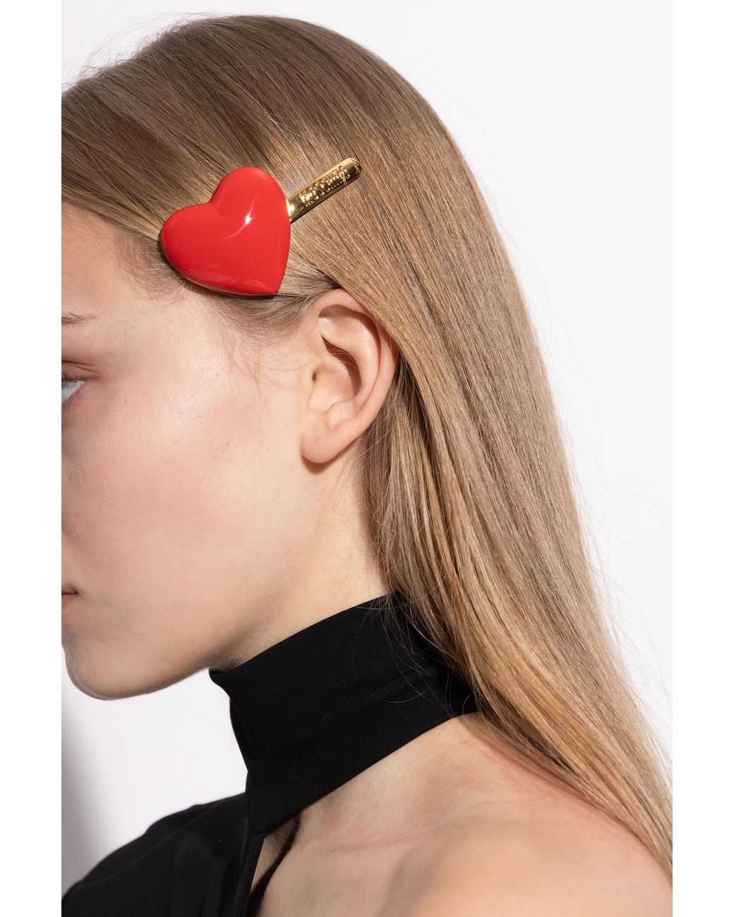 Moschino Red Hair Clip
