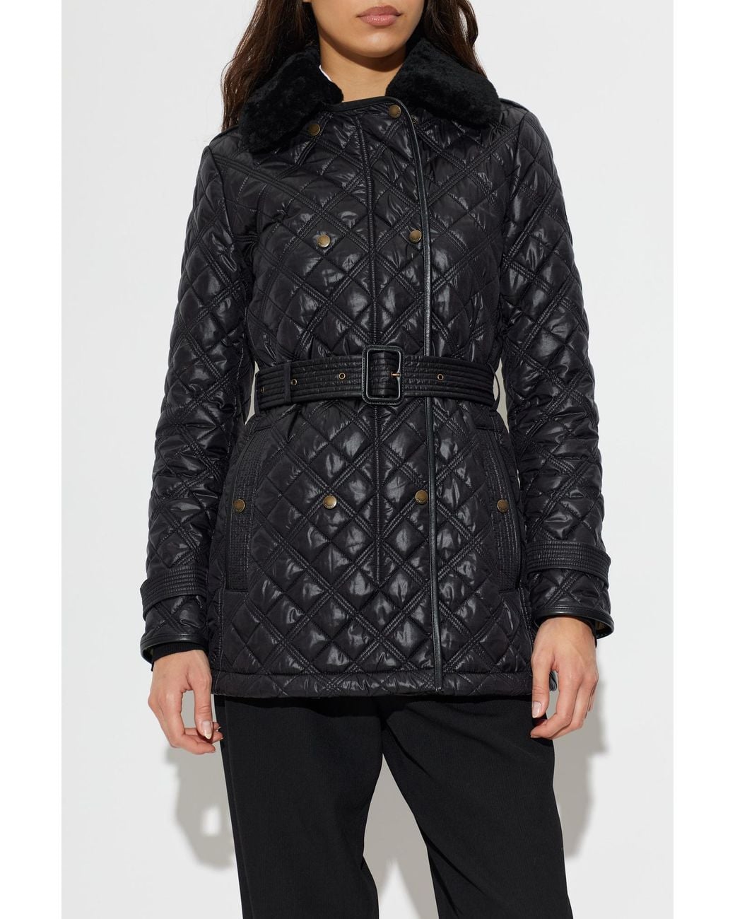 Burberry Black 'Rosedale' Jacket