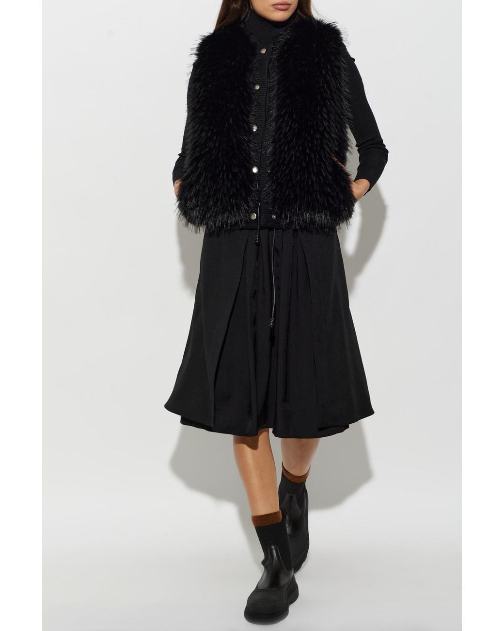Moncler Black Down Vest