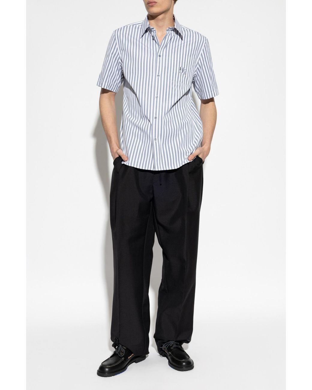 Burberry Blue Shirt 'Robert' for men