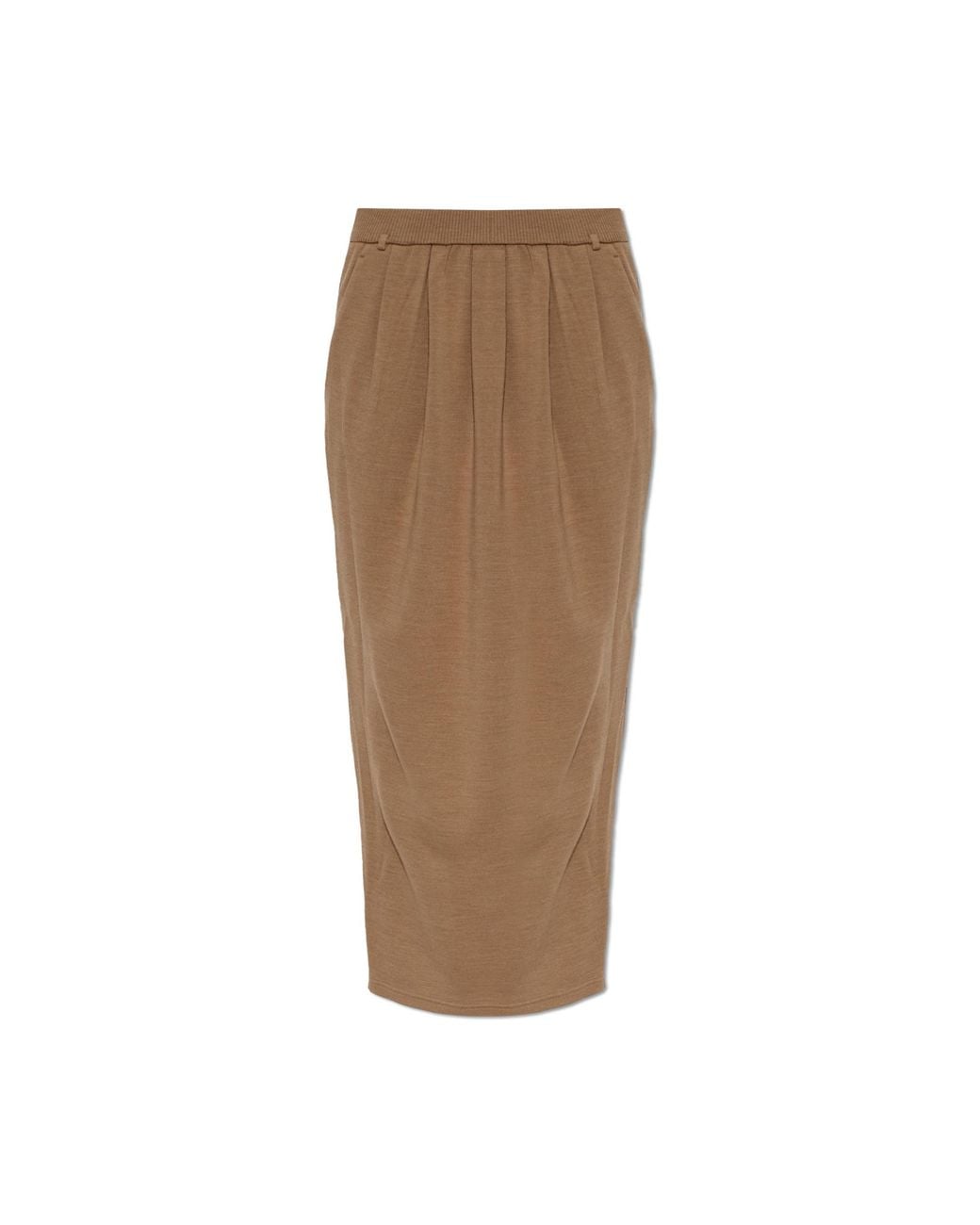 Max Mara Natural Wool Skirt 'Angizia'