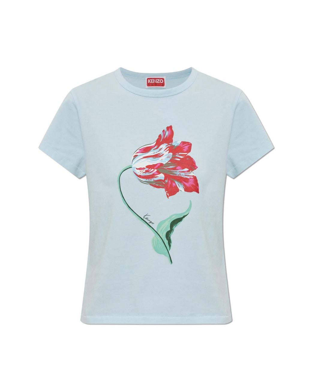 KENZO White T-Shirt With Logo