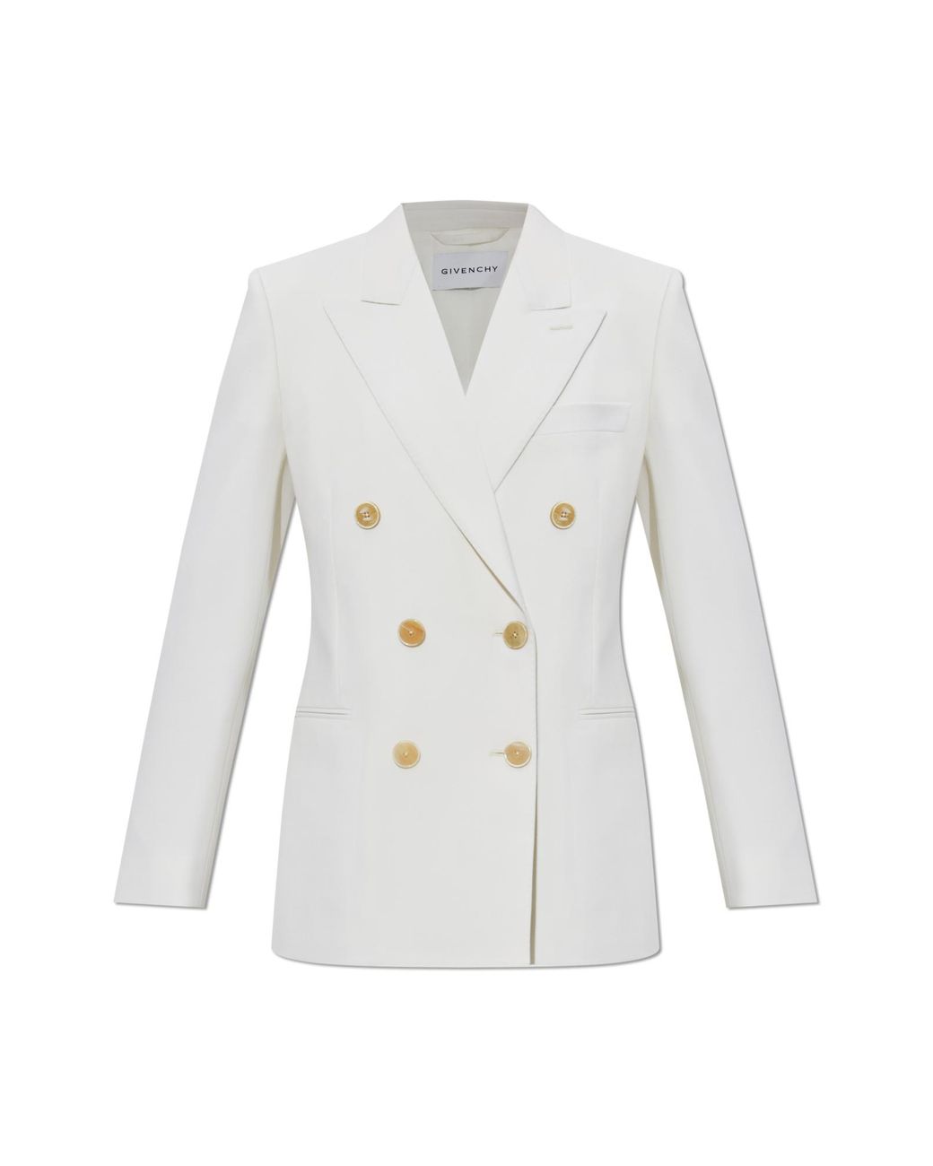 Givenchy White Double-Breasted Blazer
