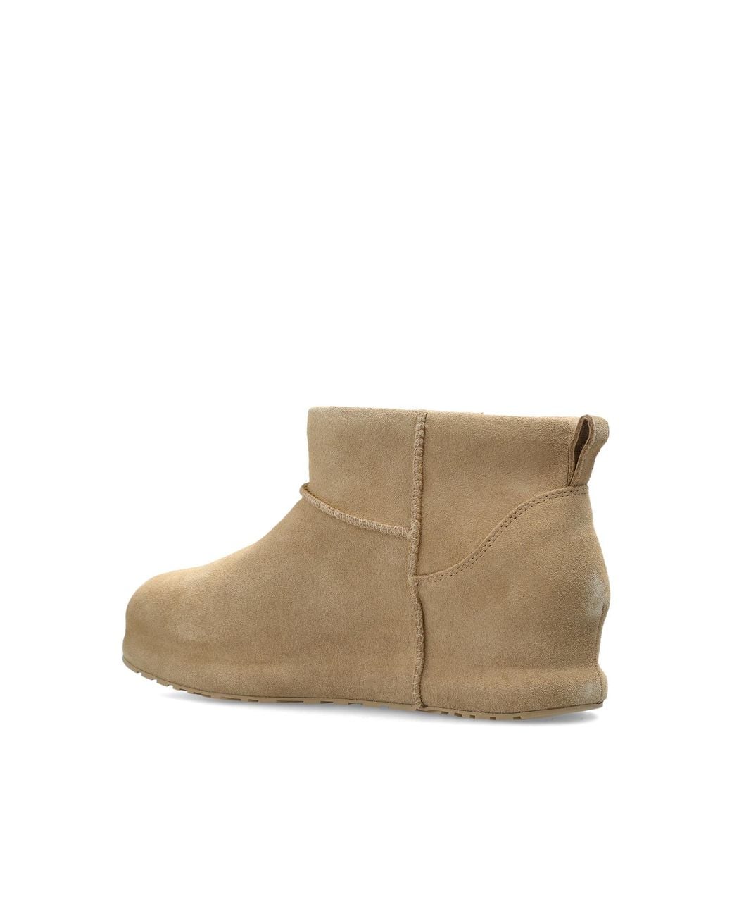 Ugg Black Suede Snow Boots 'Classic Mini Enwrap'