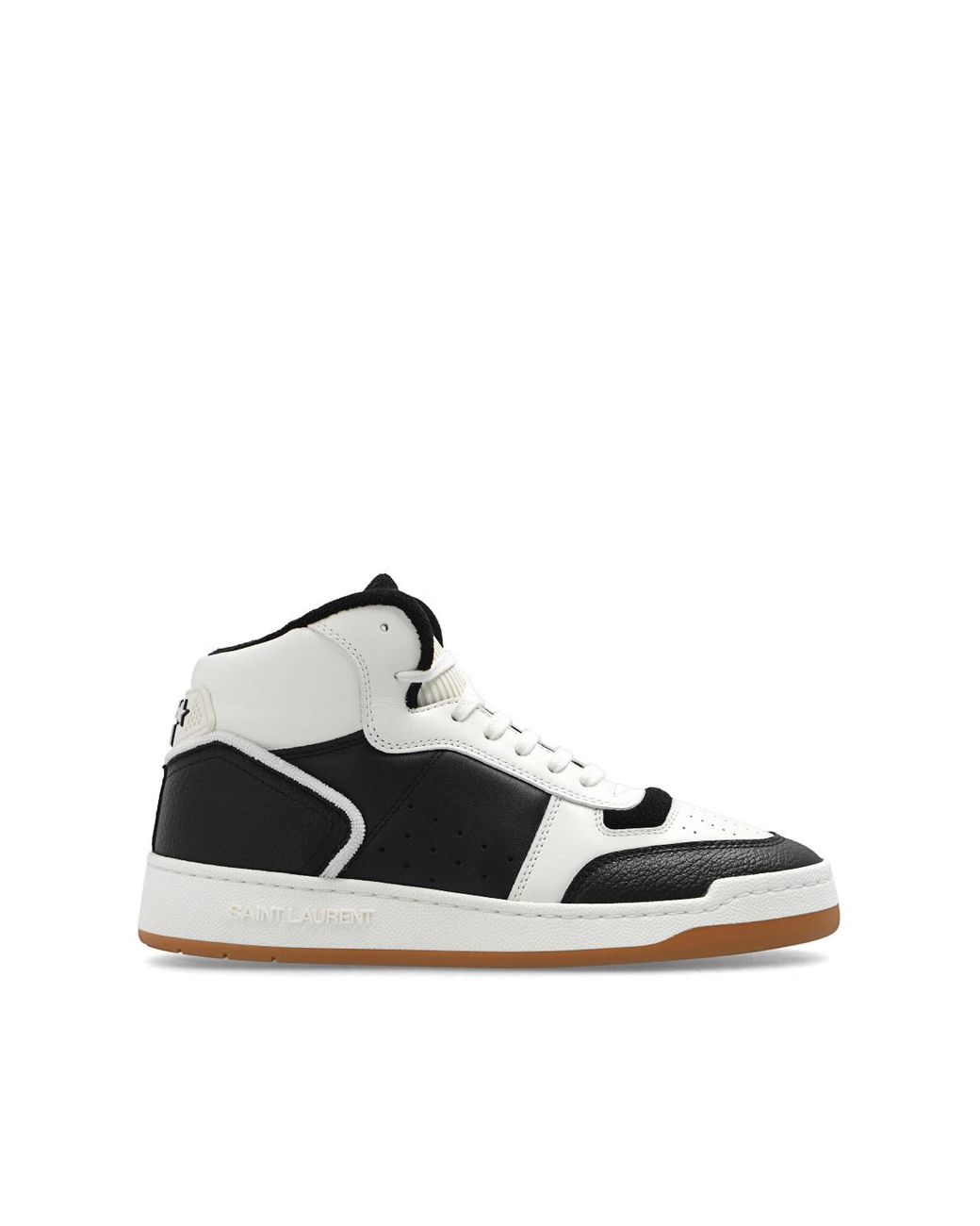 Saint Laurent 'sl/80' High-top Sneakers in White | Lyst