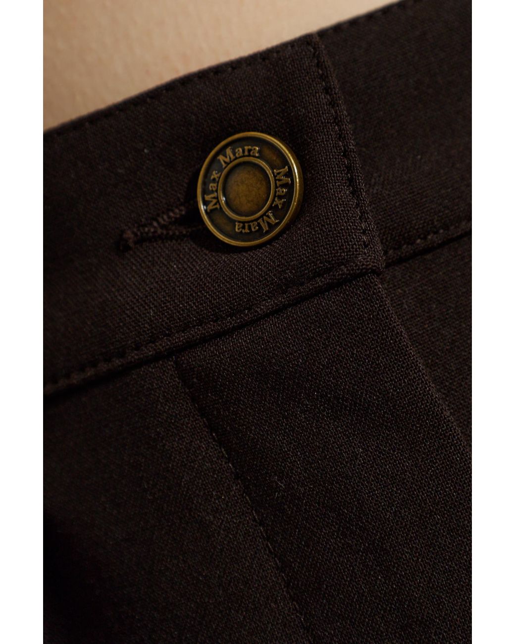 Max Mara Black Wool Shorts 'Sauna'