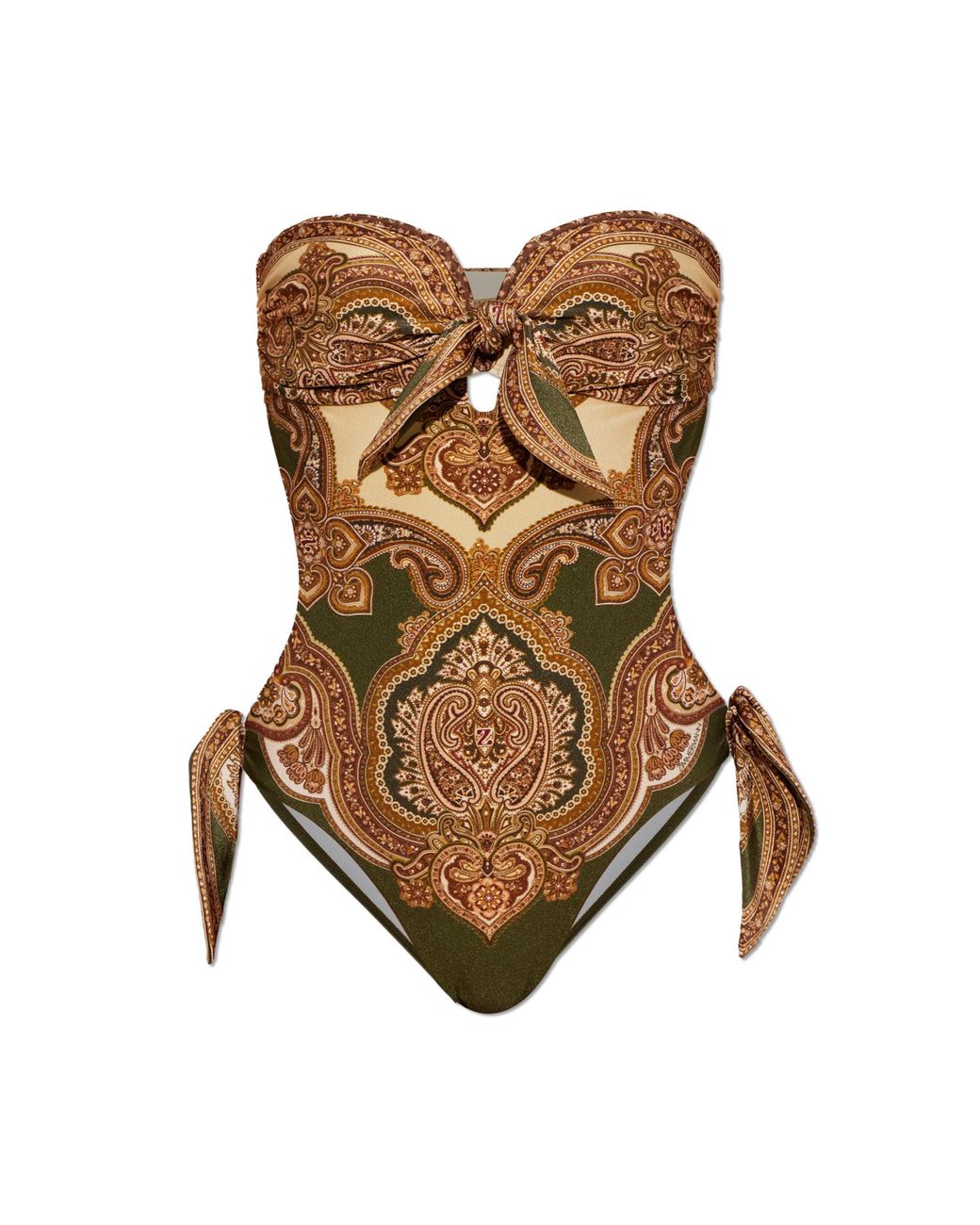 Zimmermann Brown One-Piece Swimsuit