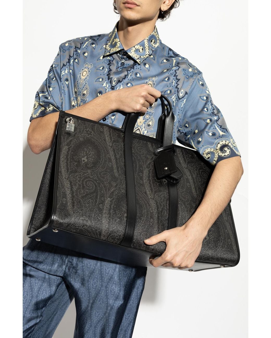 Etro Black Carry-On Bag for men