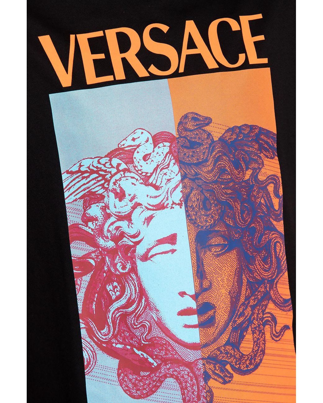 Versace T-shirt With Medusa in Black for Men | Lyst