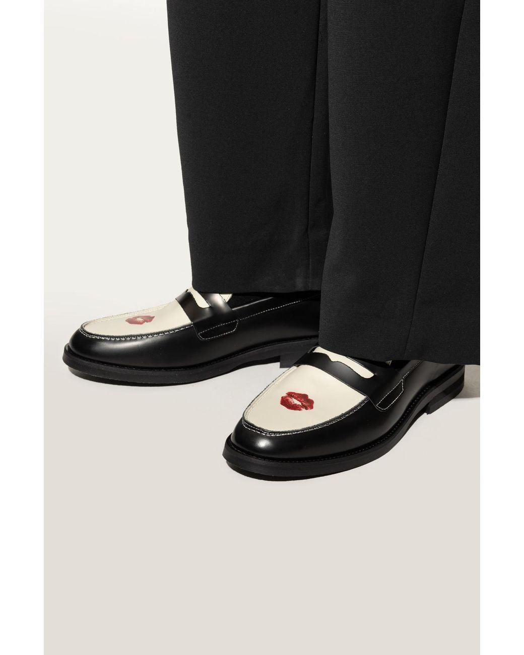 Duke & Dexter Black "Wilde" Loafers for men