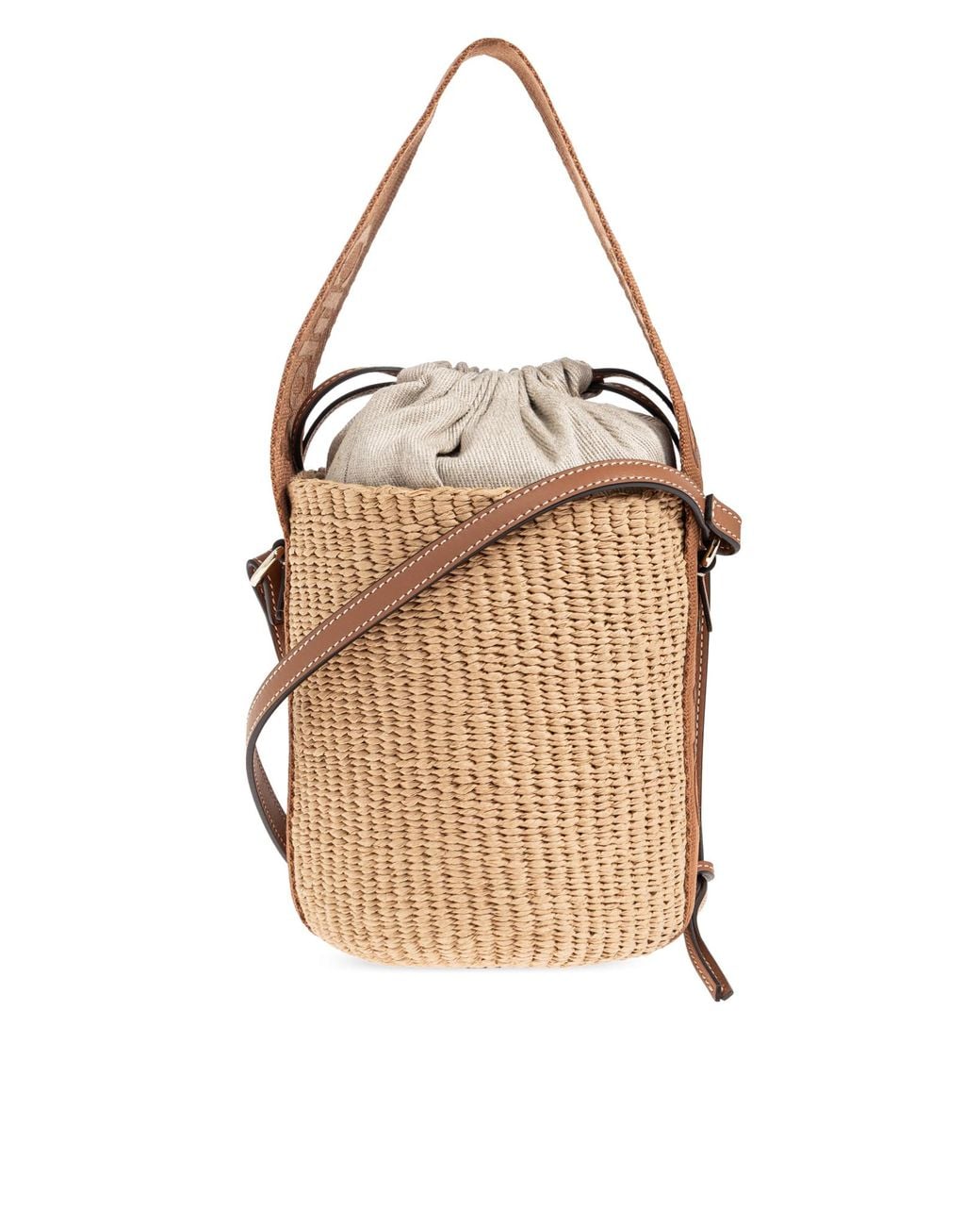 Chloé Natural Shoulder Bag 'Woody Small'