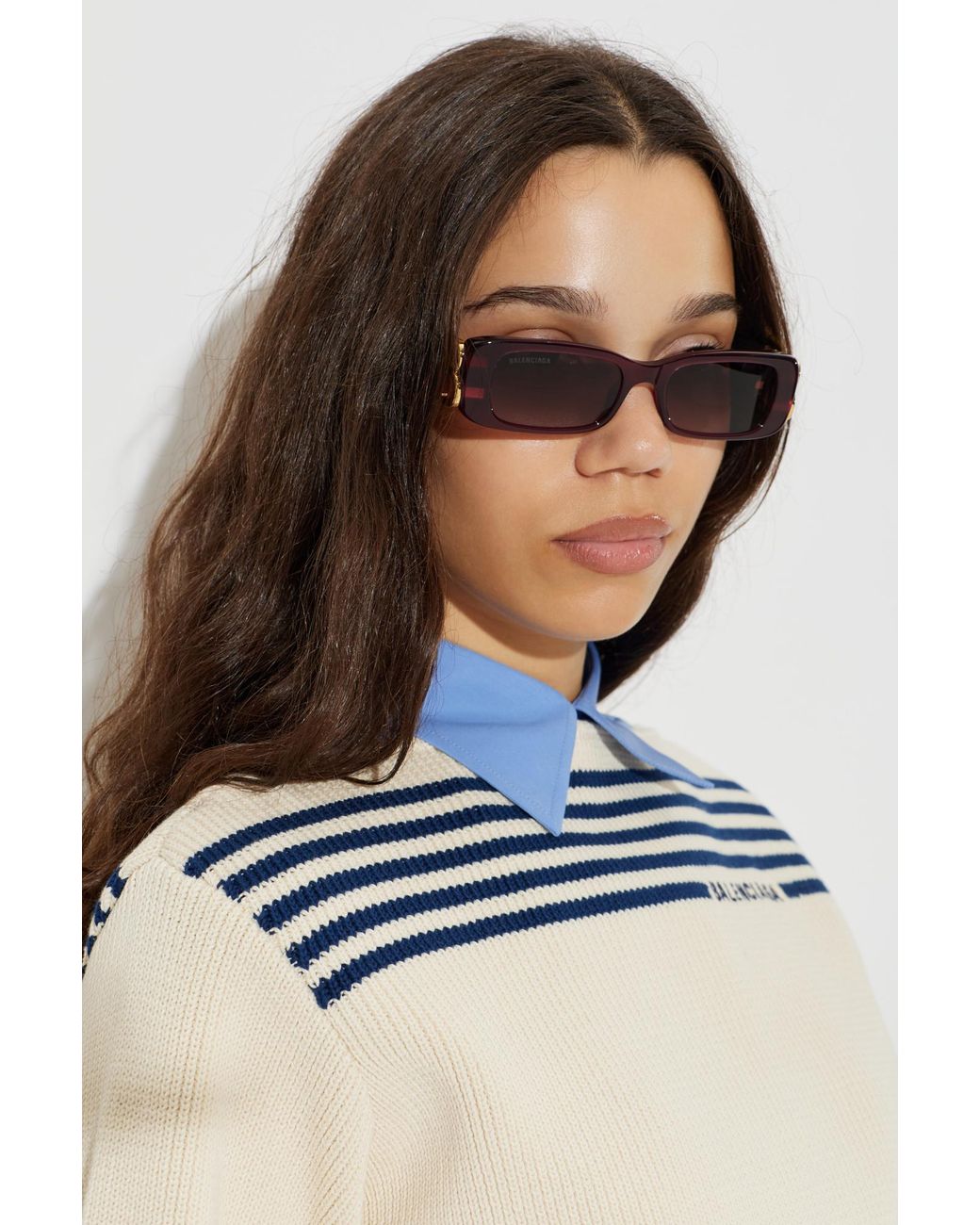 Balenciaga Red Sunglasses