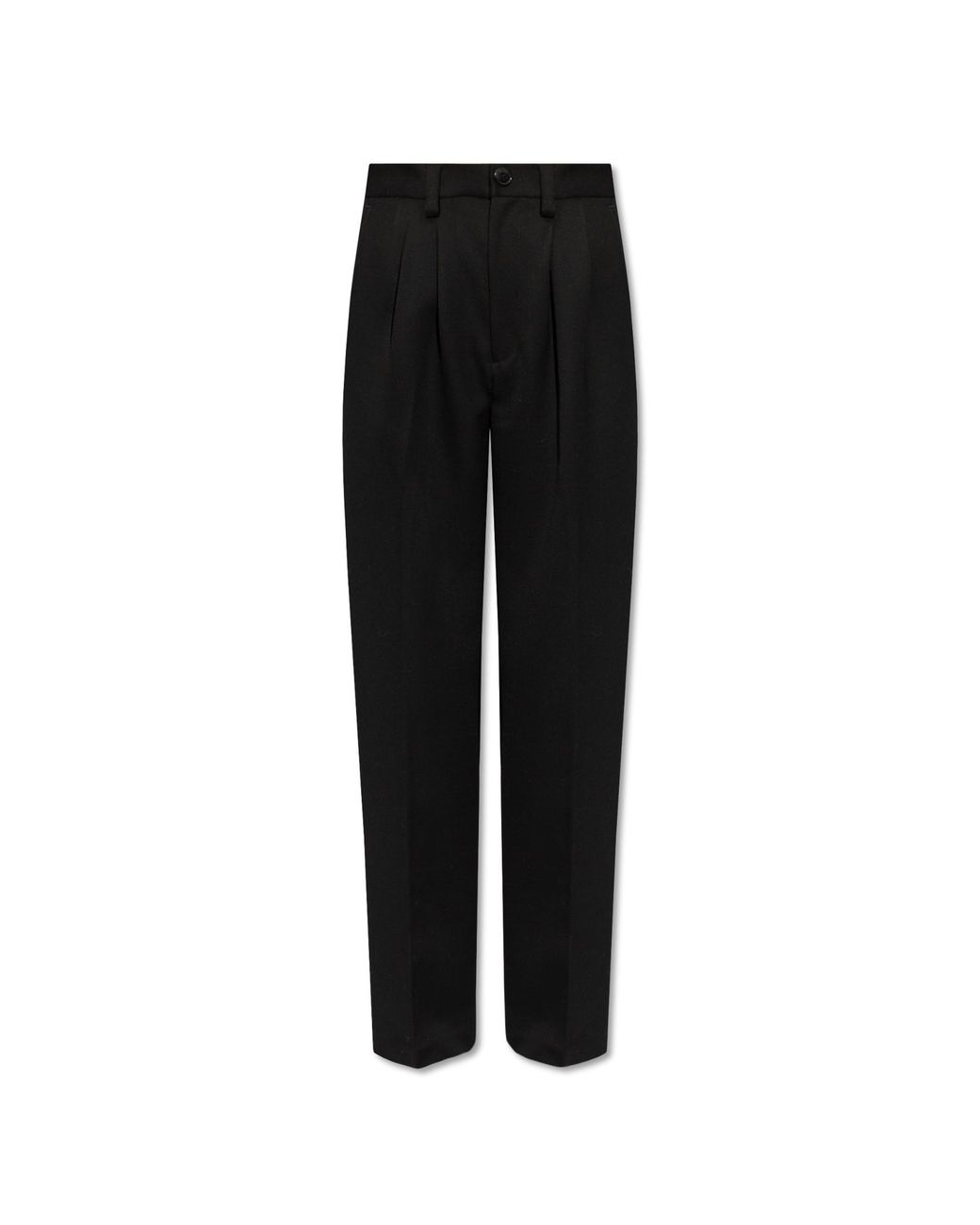 Anine Bing Black Carrie Wool Trousers