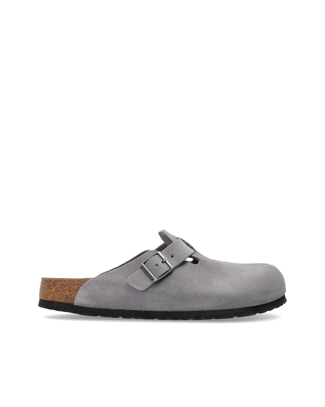 Birkenstock White 'Boston' Slides for men