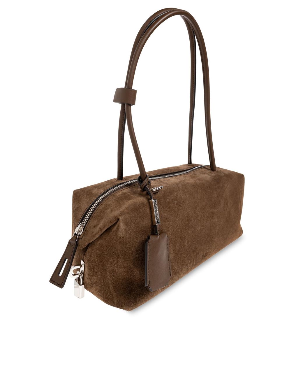 Max Mara Brown Suede Bag "Holdallsling"