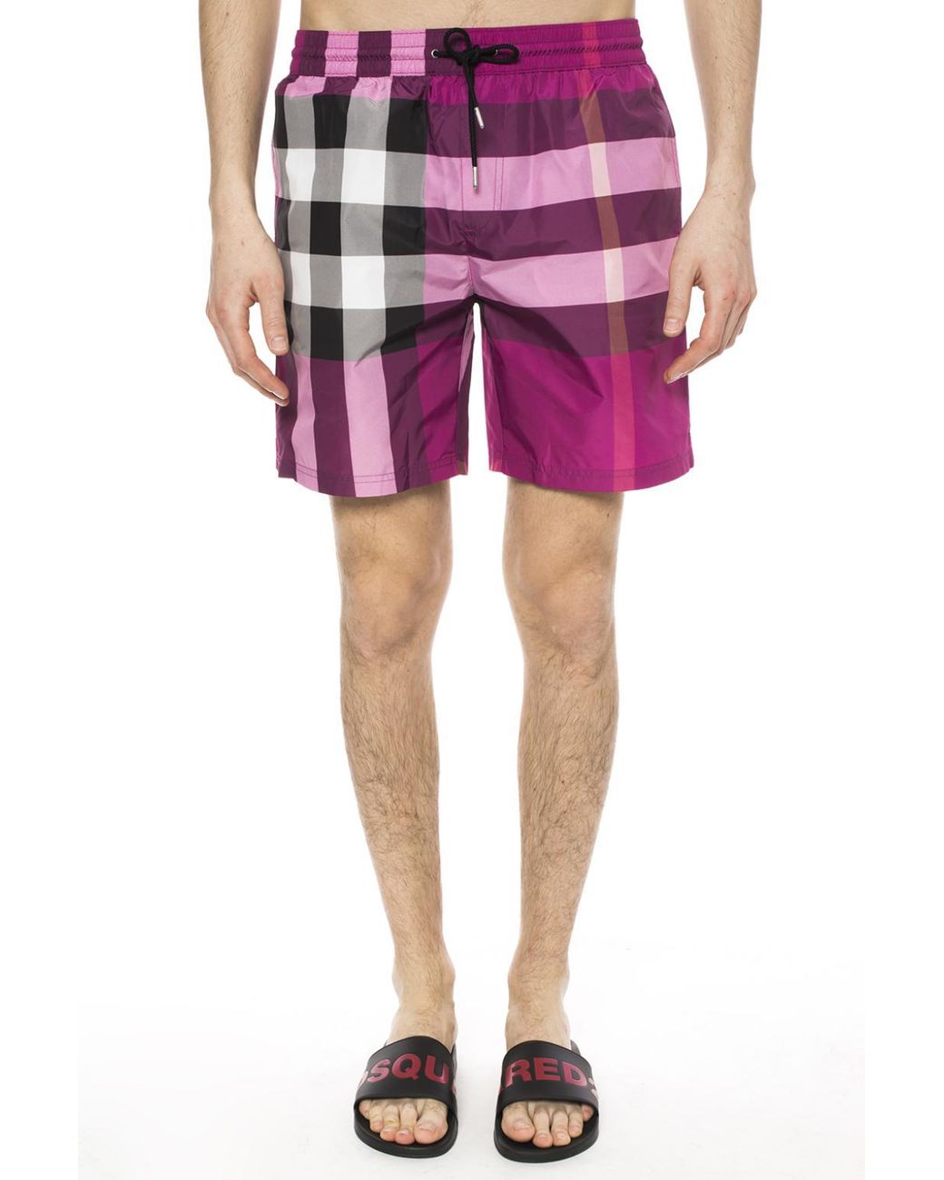 Burberry shorts sales mens pink