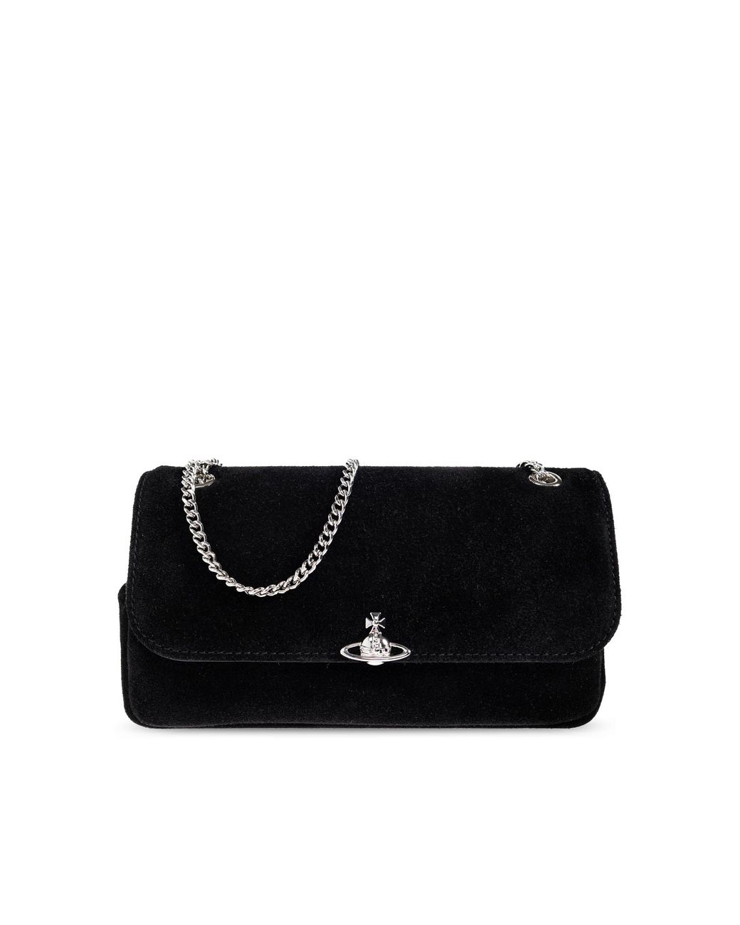 vivienne-westwood-chain-shoulder-bag-in-black-lyst-uk