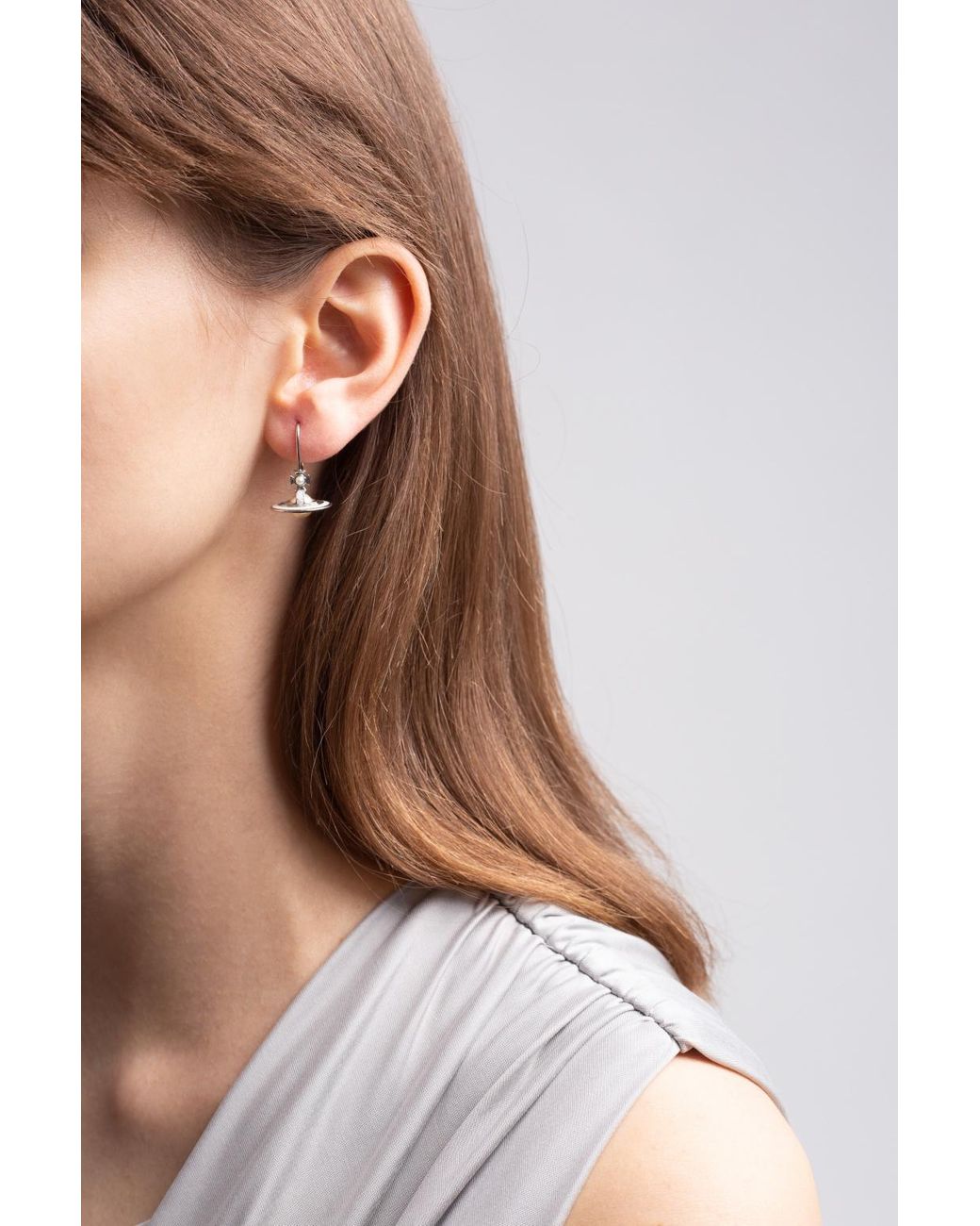 Vivienne Westwood 'simonetta' Earrings Silver in Metallic | Lyst