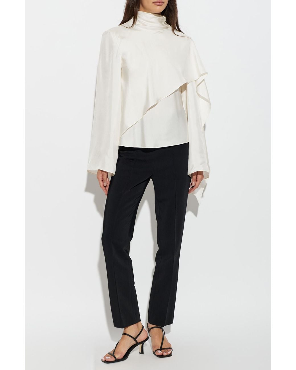 Rohe Black Tapered Leg Trousers