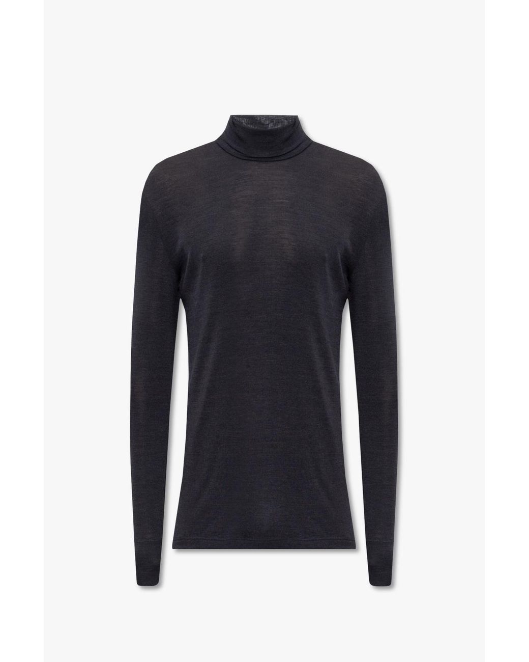 Hanro Blue Turtleneck Sweater With Long Sleeves for men