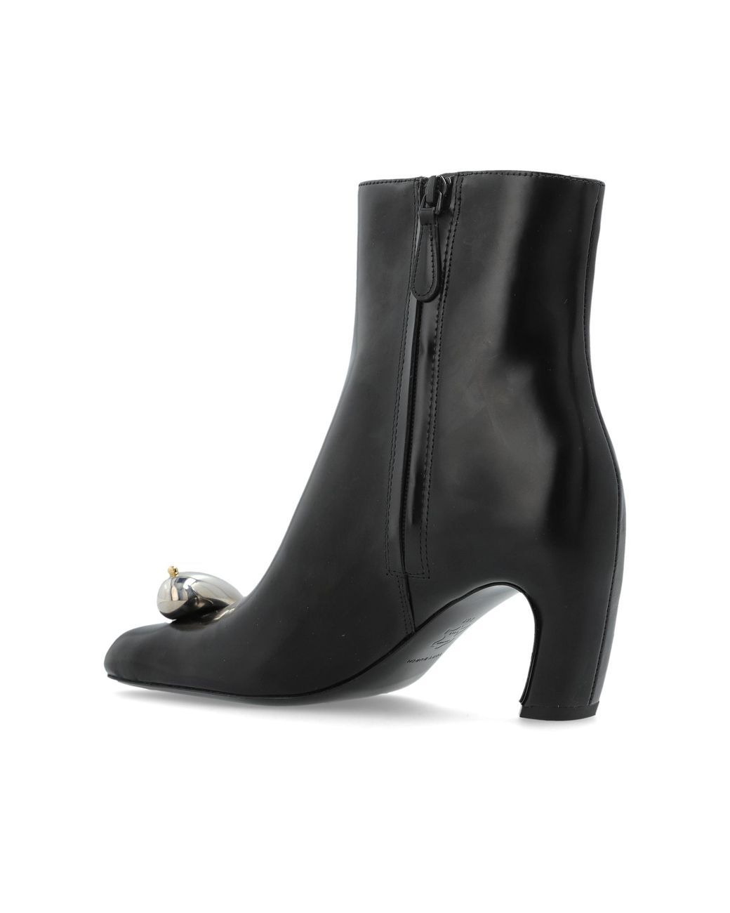 Tory Burch Black "Heeled Ankle Boots 'Pierced Xl'