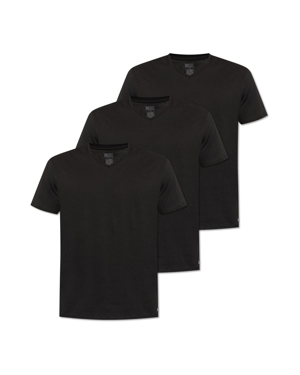 DIESEL Black 3-Pack T-Shirts Michael-D-Box-3Pack for men