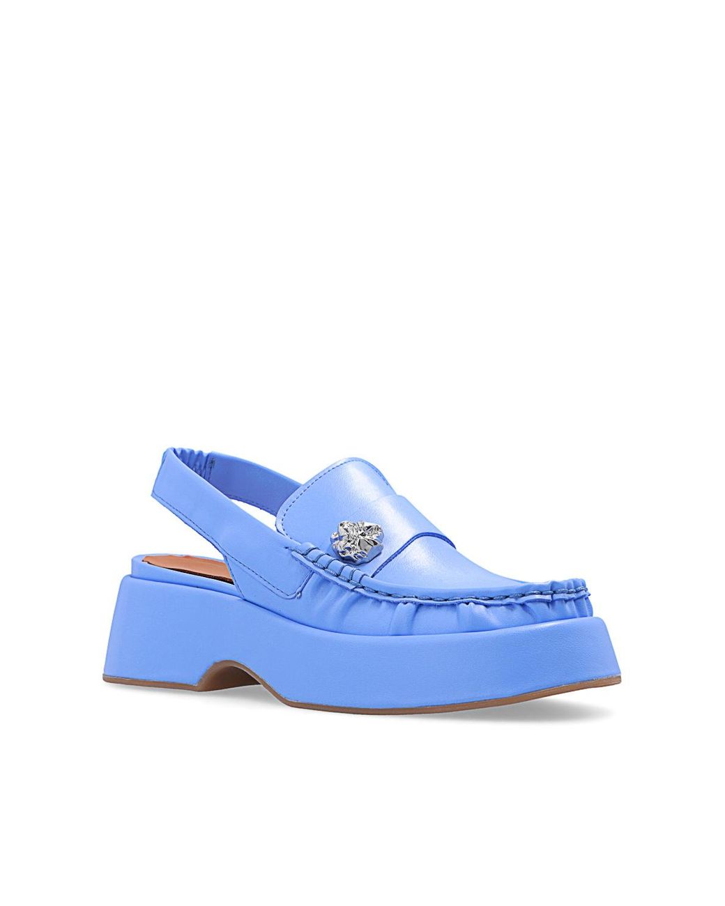 ★Ganni★ Retro Platform Shoes Blue S2042630 MUSINSA | GANNI Retro Platform Shoes - Blue / S2042630