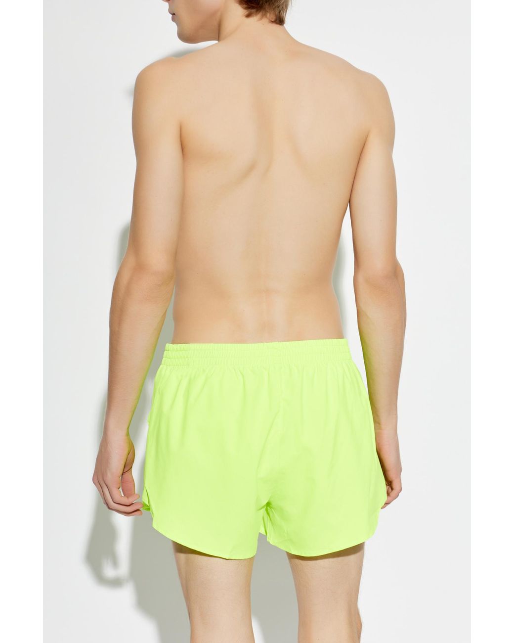 Adidas Originals Green Shorts From The Adizero Collection for men